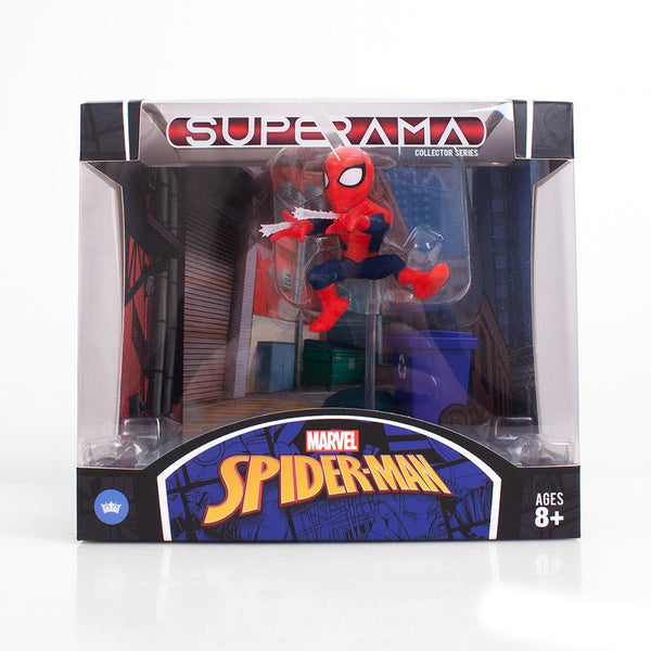 Figura Con Escenario Spiderman Superama Marvel