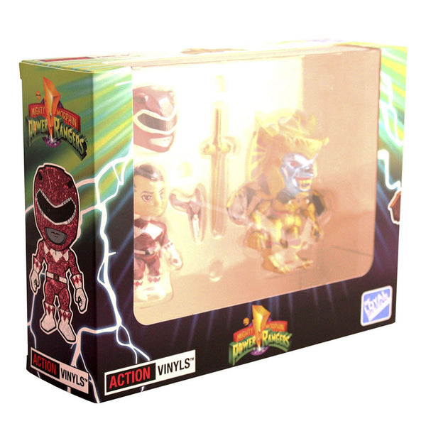 Set De Figuras Coleccionables: Power Ranger Rojo Vs Goldar (Exclusivas)