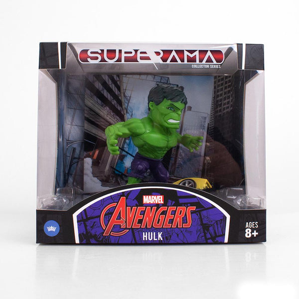 Figura Con Escenario Hulk Superama Marvel