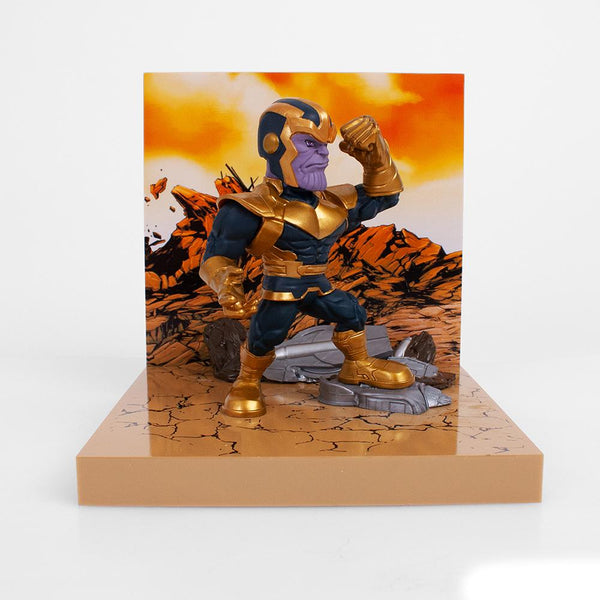 Figura Con Escenario Thanos Superama Marvel