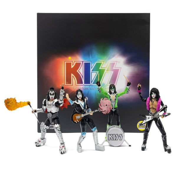 Set de 4 figuras en empaque especial de la Banda de rock KISS
