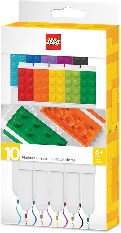 Marcador Lego Set 10 pz