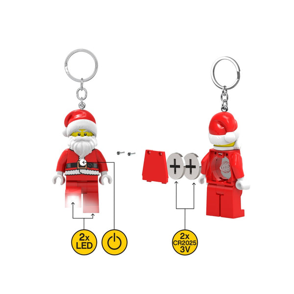 Llavero Con Luz Santa Claus-Lego®