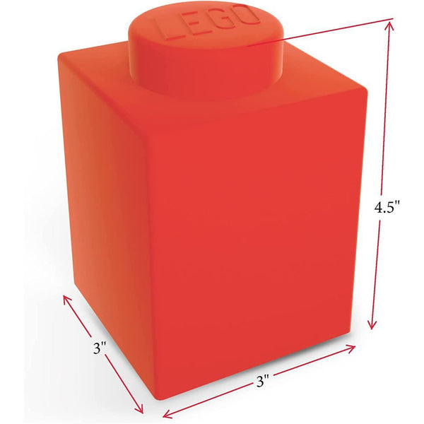 Lámpara De Silicón con Foma de Bloque LEGO® Rojo