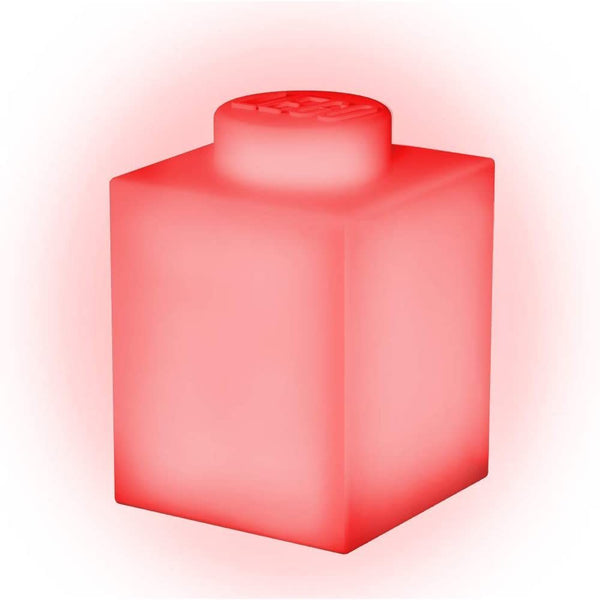 Lampara De Silicon Con Foma De Bloque Lego® Rojo