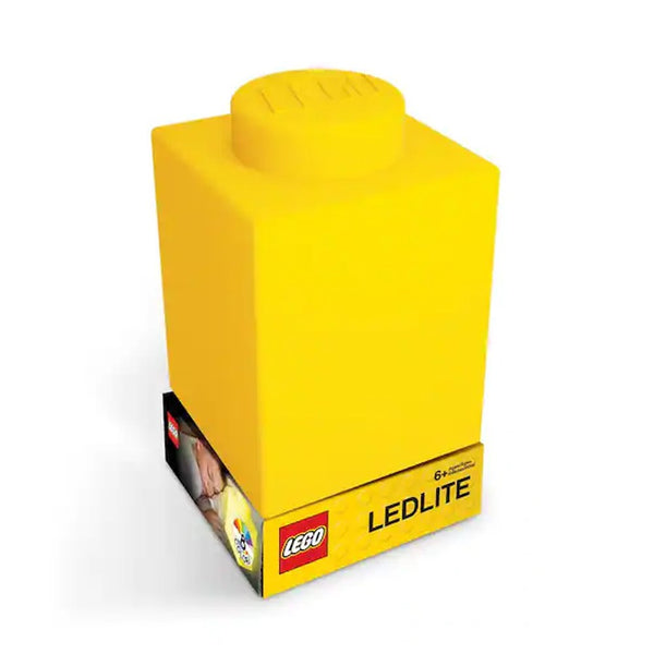Lampara De Silicon Con Forma De  Bloque Lego® Amarillo