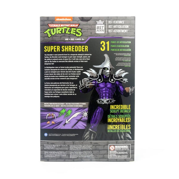 Figura Articulada Super Shredder Glow-in-the-Dark XL   Tmnt Bst Axn