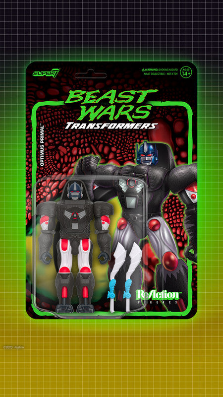 Figura Coleccionable Transformers Beast Wars Optimus Primal Super 7