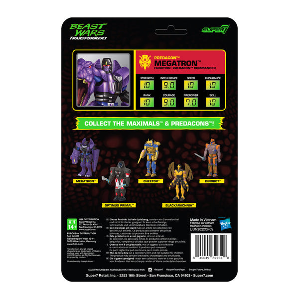 Figura Coleccionable Transformers Beast Wars Megatron Super 7