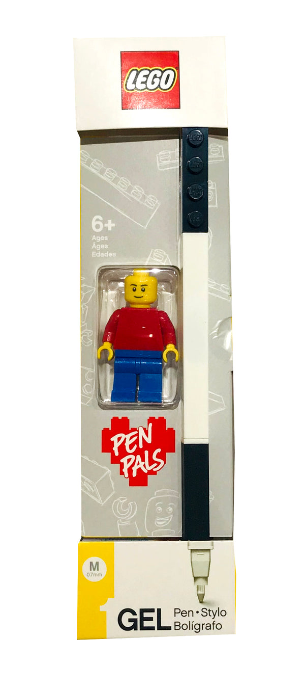 Pluma De Gel Lego Con Mini Figura (Negro)