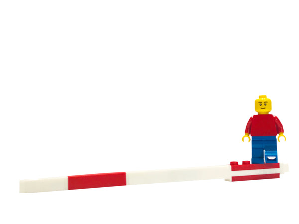 Pluma De Gel Con Mini Figura Lego (Roja)